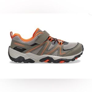 Merrell M-Trail Gunsmoke Grey Orange Kid Size 7M Outdoors Shoes Hiking